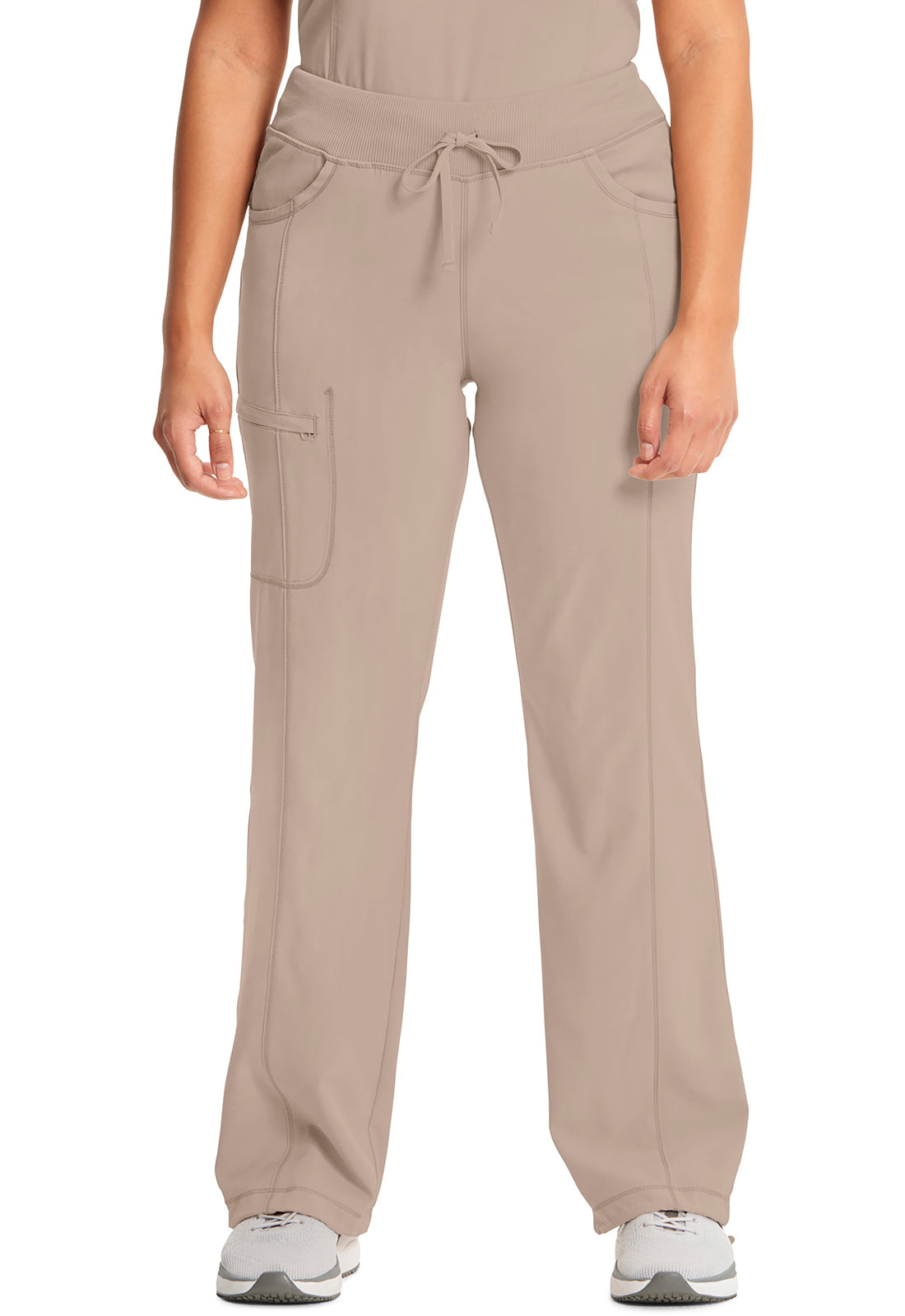 Women's Straight Leg Drawstring Pant - Khaki