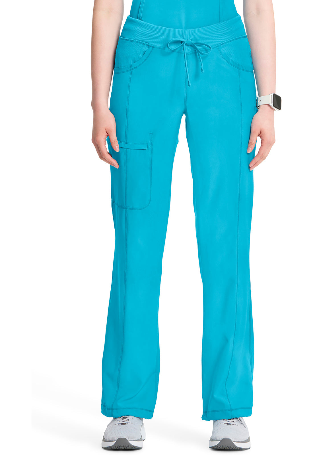 Women's Straight Leg Drawstring Pant - Turquoise