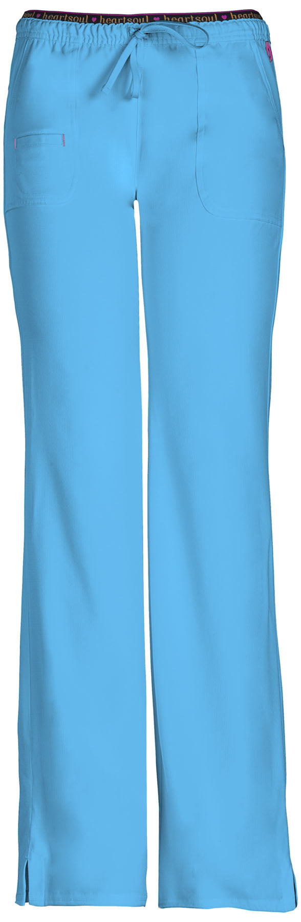 Women's Low Rise Drawstring Pant - Turquoise
