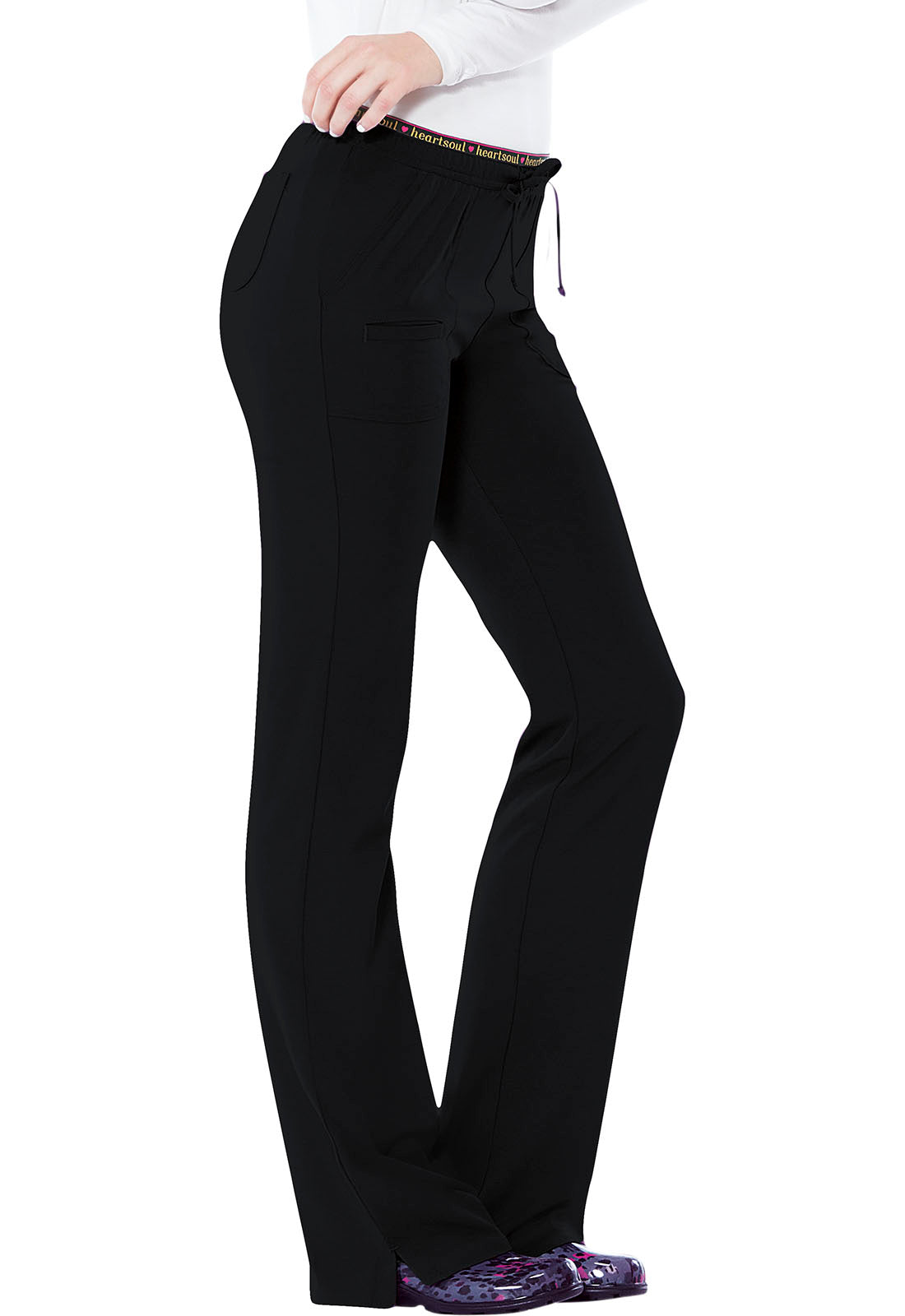 Women's Low Rise Drawstring Pant - Black