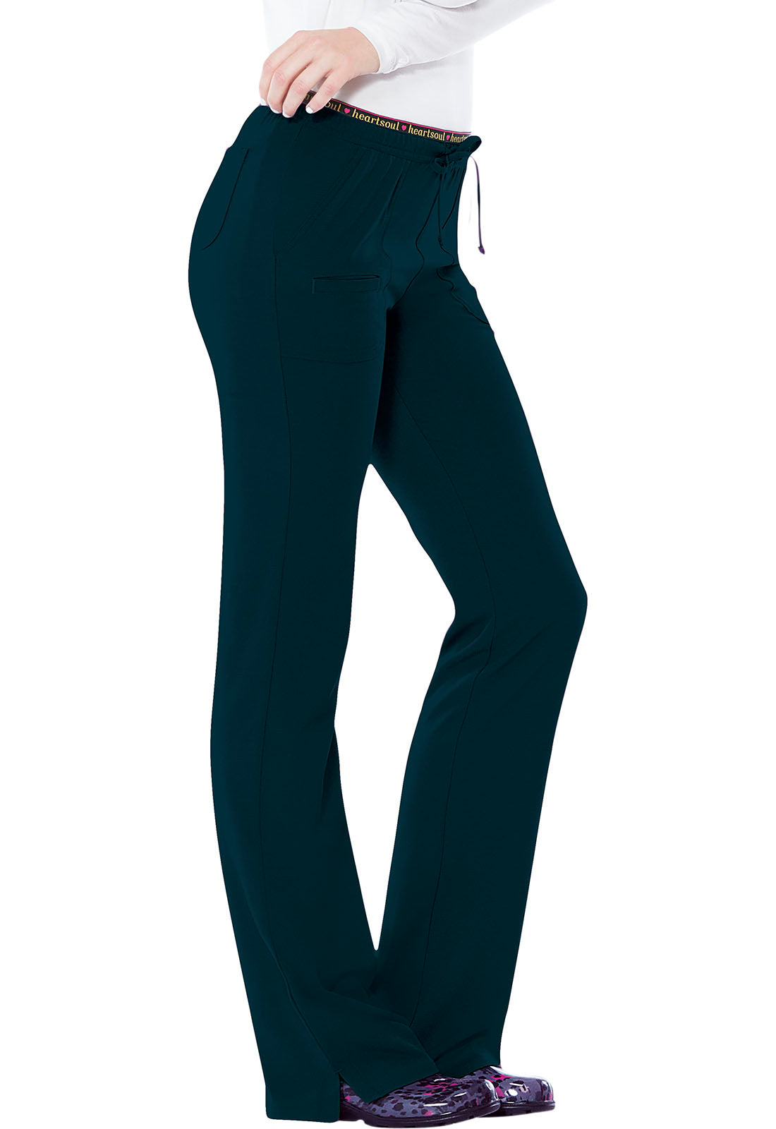 Women's Low Rise Drawstring Pant - Caribbean Blue