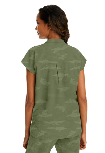 Women's Journey Camo Top - Olive