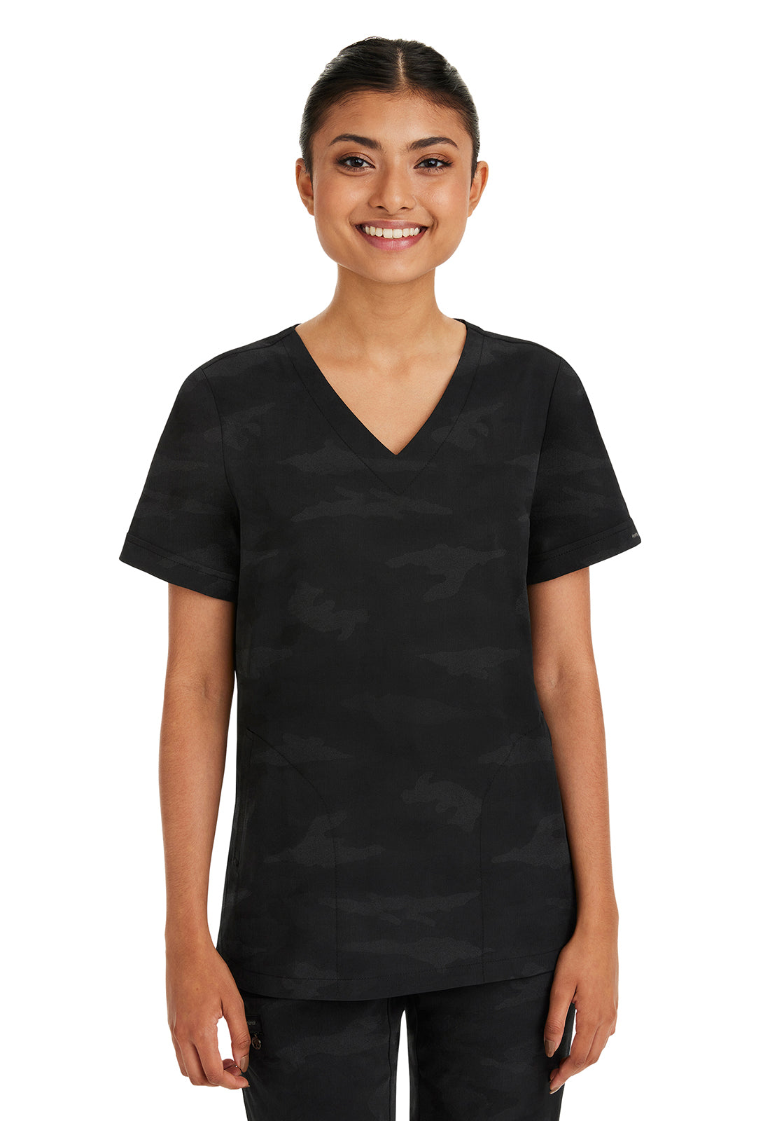 Women's Joy Camo Top - Black