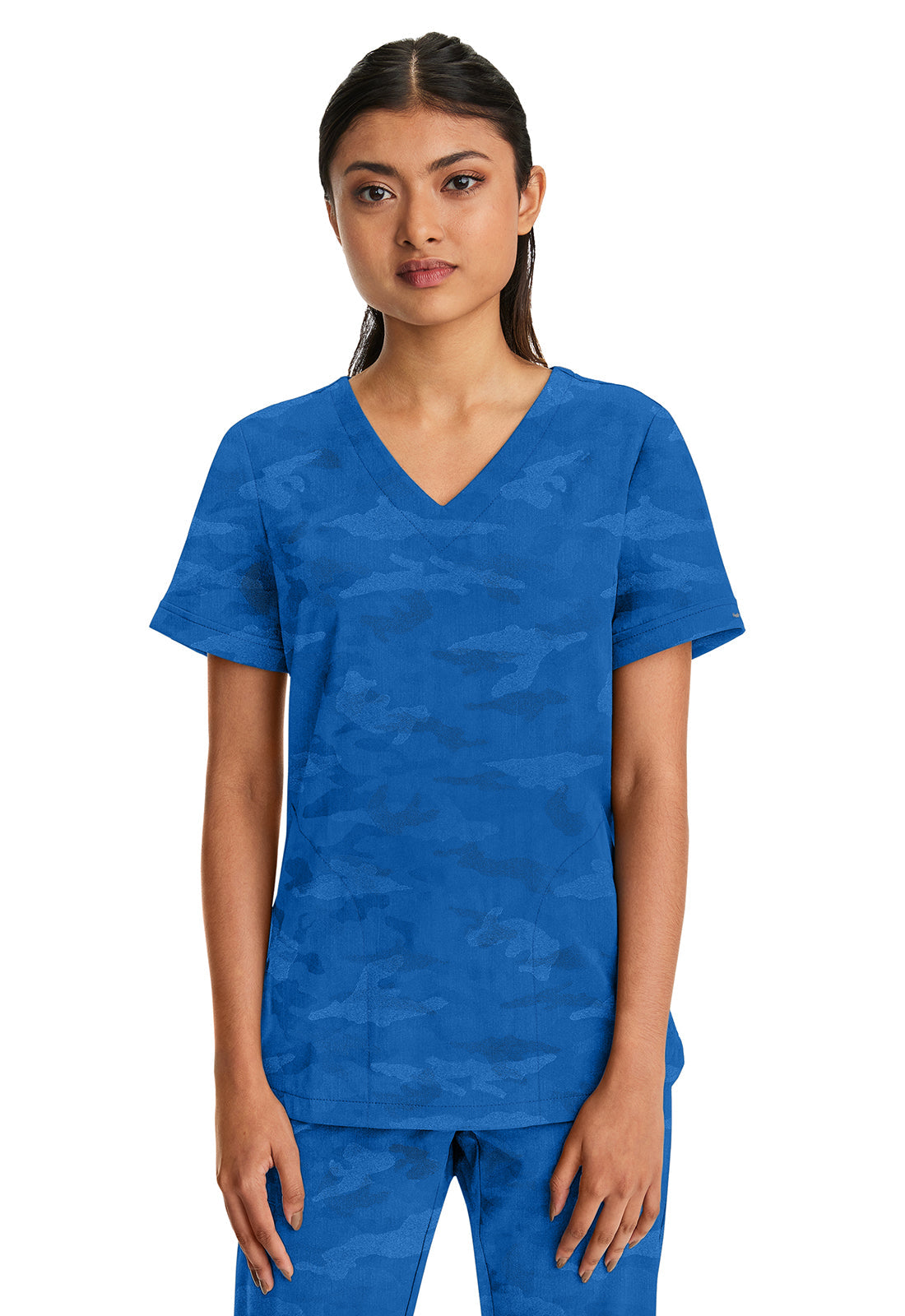 Women's Joy Camo Top - Royal