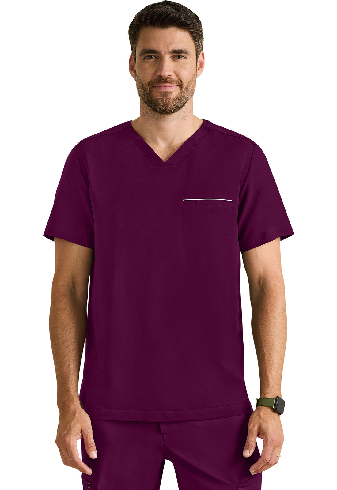 Men's Spencer Top - Wine
