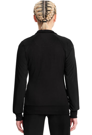 Women's Zip Front Jacket - Black
