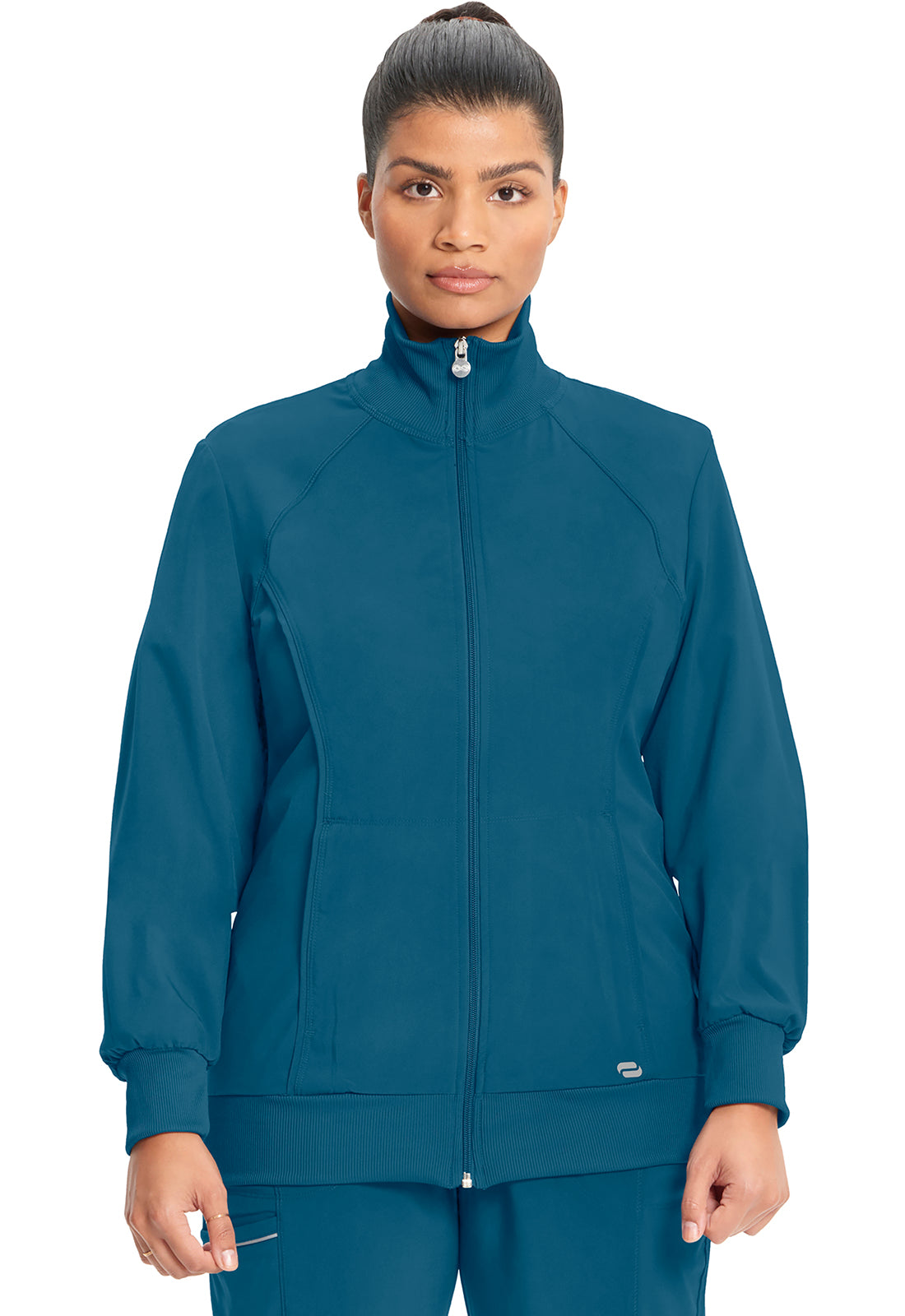 Women's Zip Front Jacket - Caribbean Blue