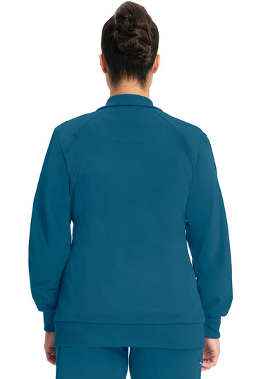 Women's Zip Front Jacket - Caribbean Blue