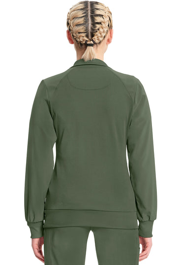 Women's Zip Front Jacket - Olive