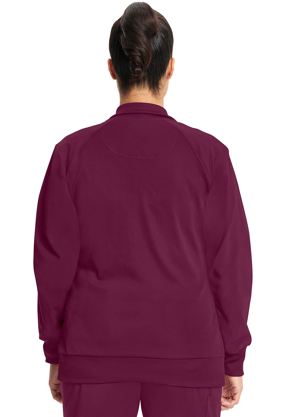Women's Zip Front Jacket - Wine