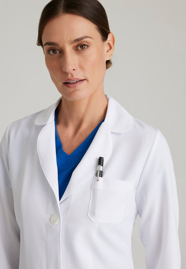 Brooke Lab Coat - White - Jen's Scrubs