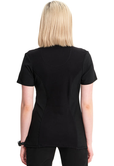 Women's Round Neck Top - Black
