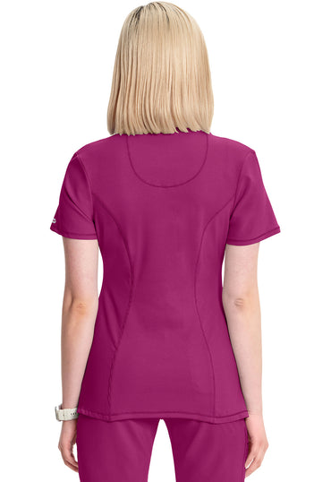 Women's Round Neck Top - Future Fuchsia