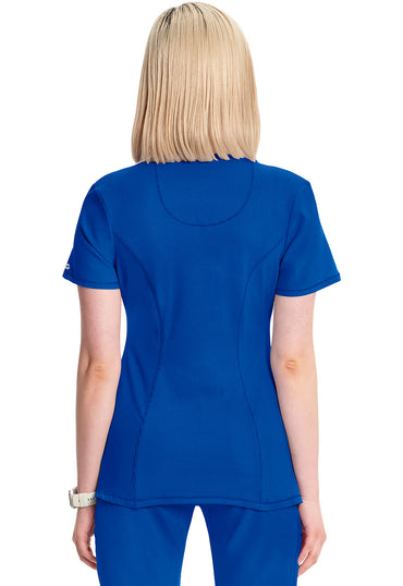 Women's Round Neck Top - Galaxy Blue