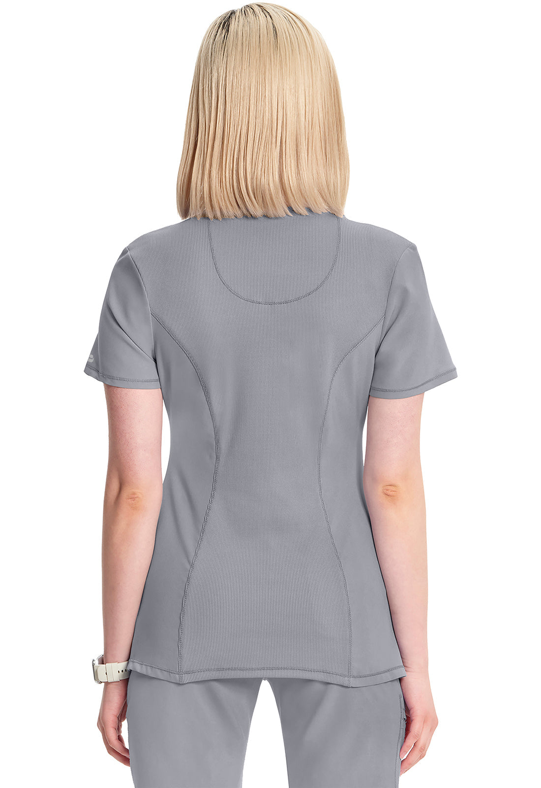 Women's Round Neck Top - Grey