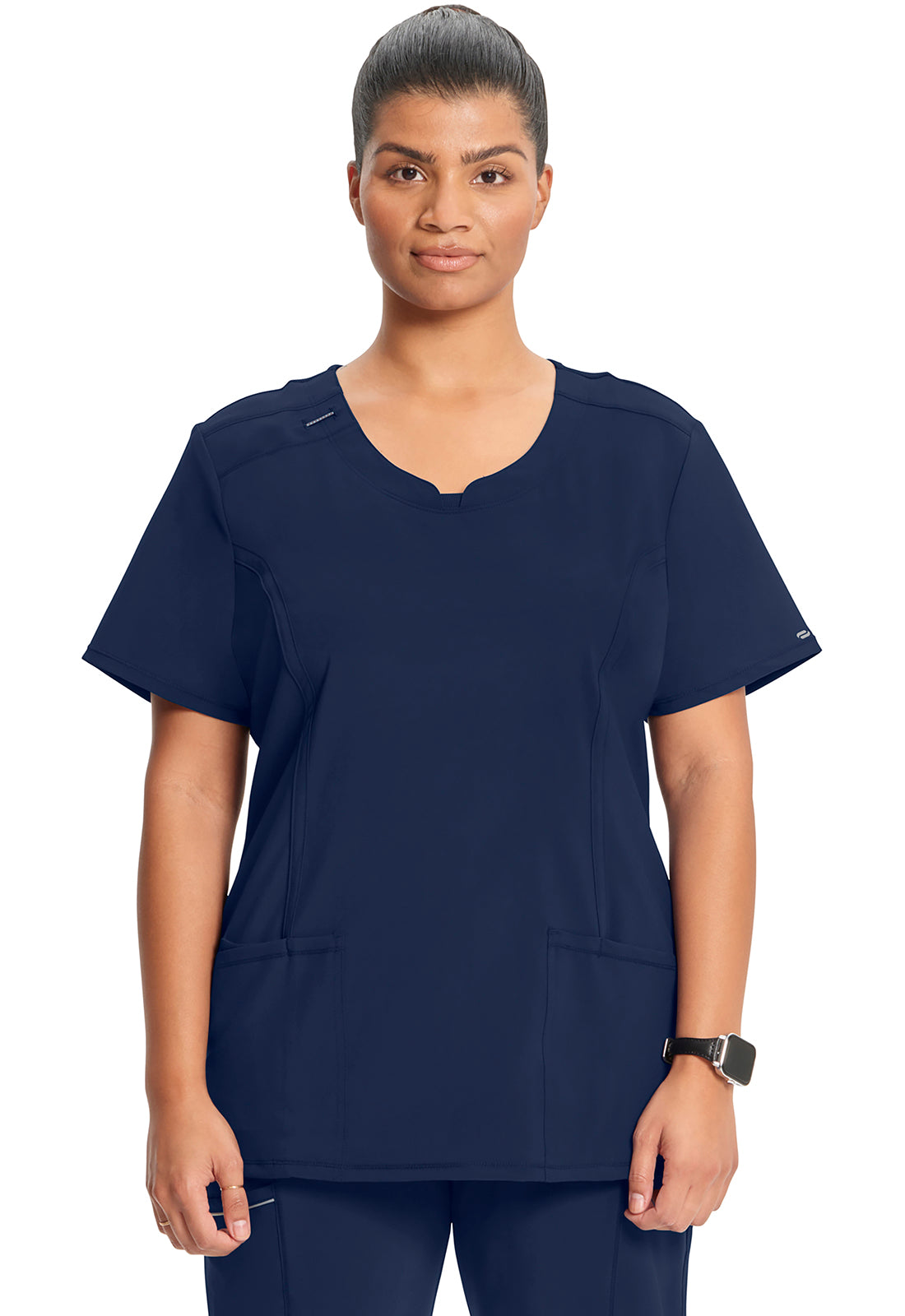 Women's Round Neck Top - Navy