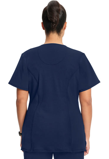 Women's Round Neck Top - Navy