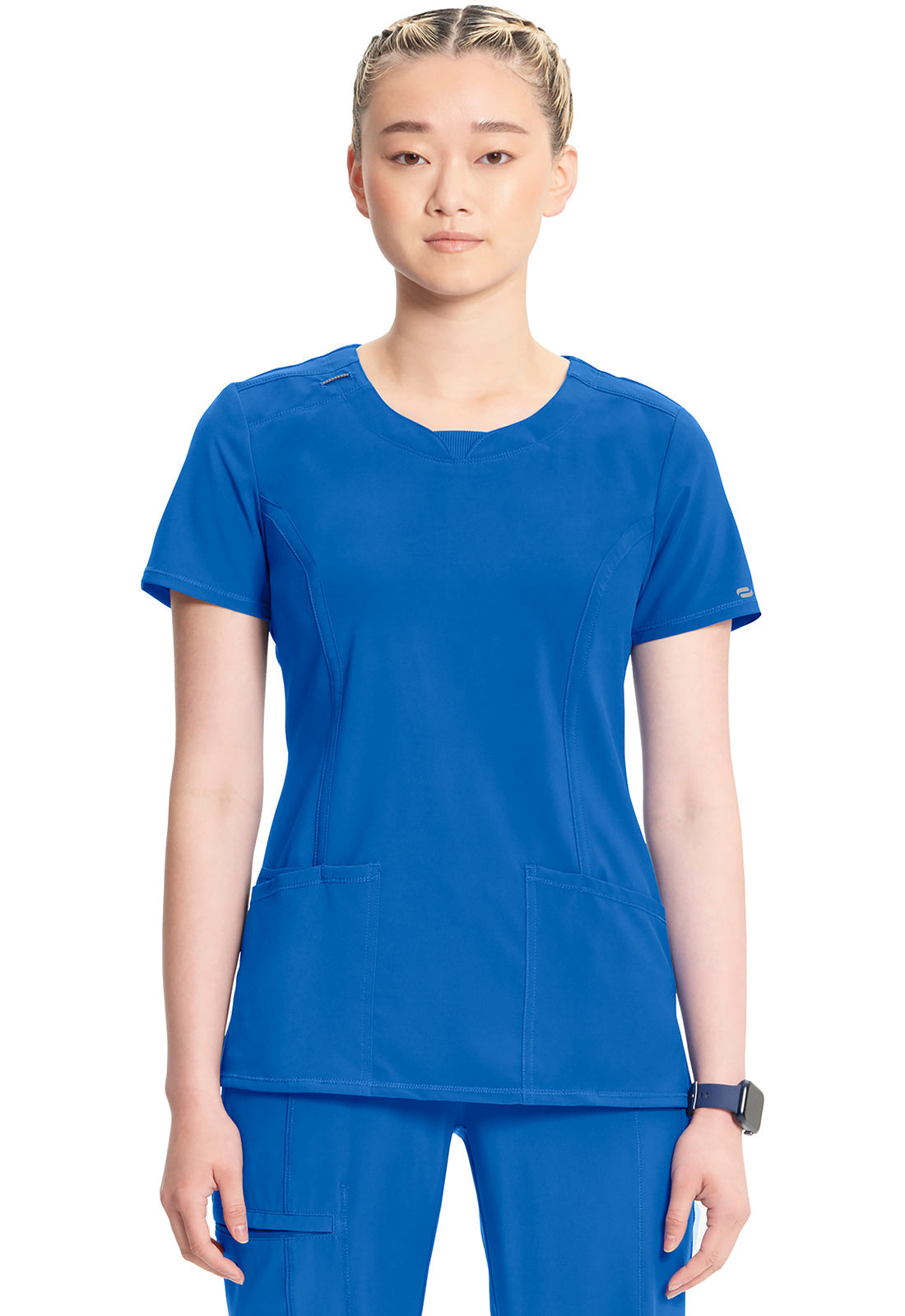 Women's Round Neck Top - Royal