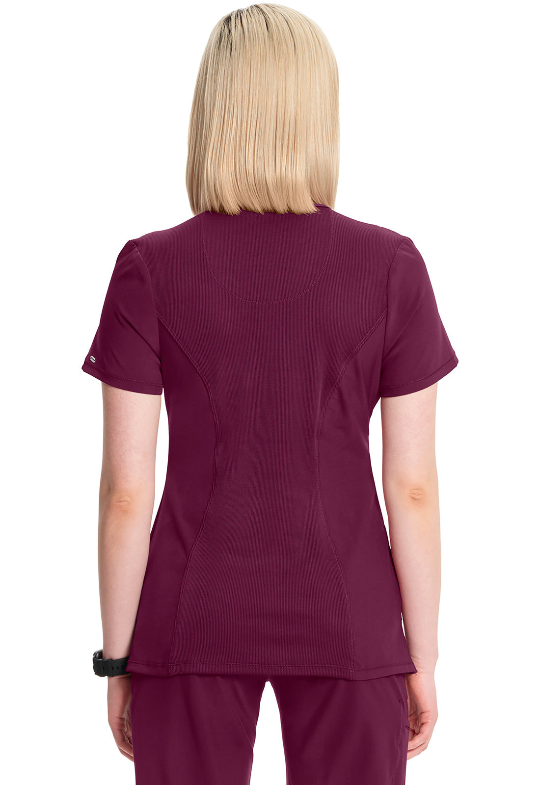 Women's Round Neck Top - Wine