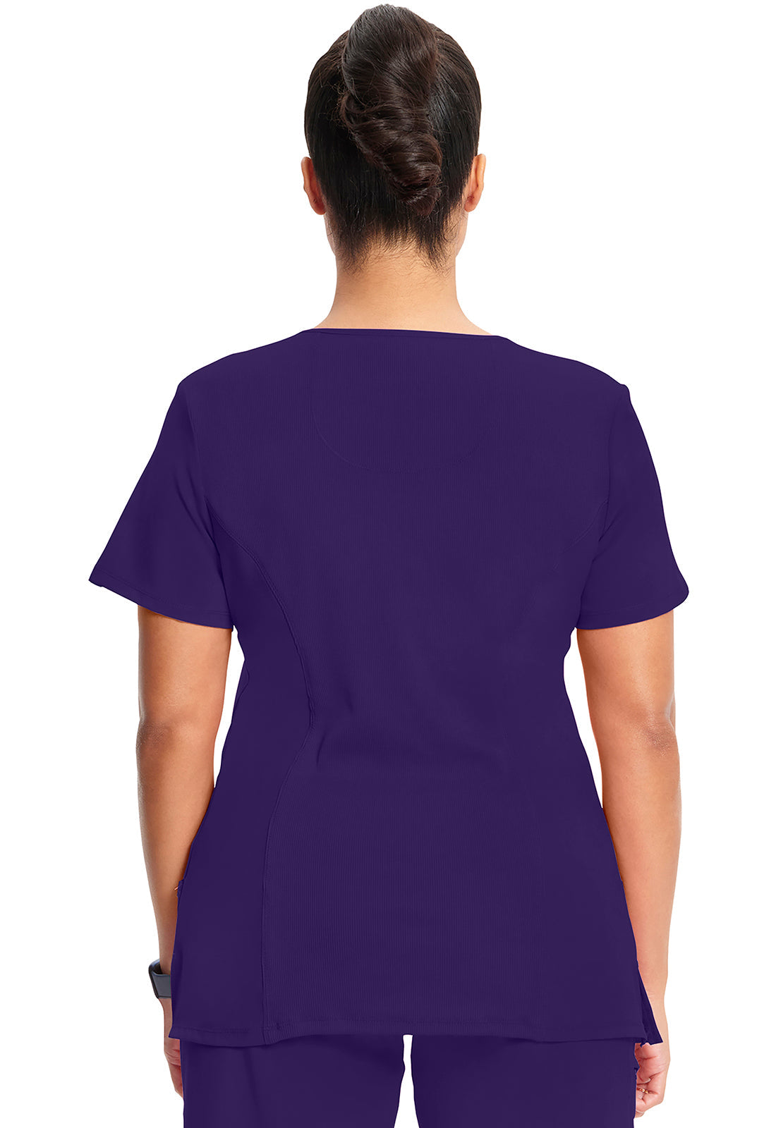Women's Mock Wrap Top - Grape