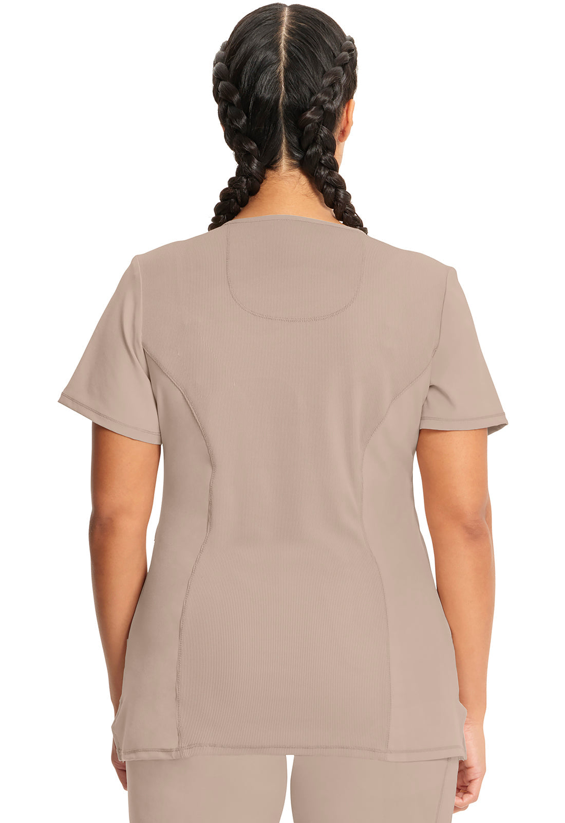 Women's Mock Wrap Top - Khaki