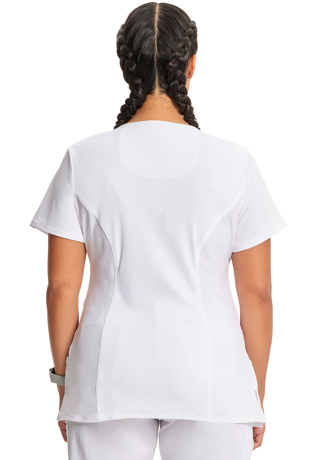 Women's Mock Wrap Top - White