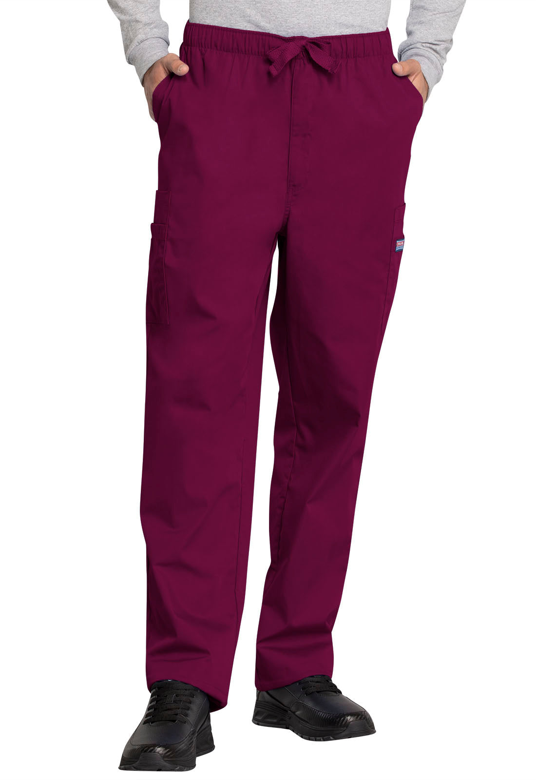 Men's Fly Front Cargo Pant - Wine