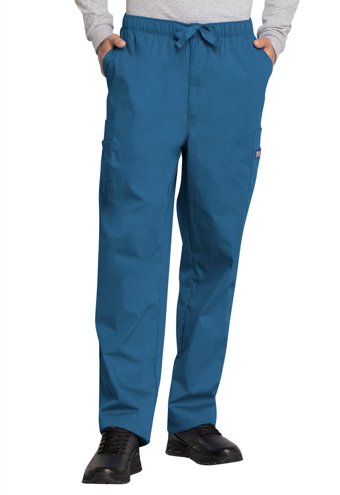 Men's Fly Front Cargo Pant - Caribbean Blue