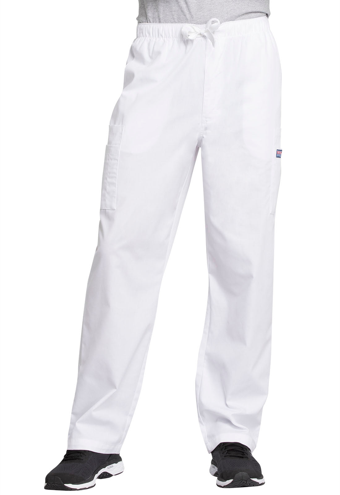 Men's Fly Front Cargo Pant - White