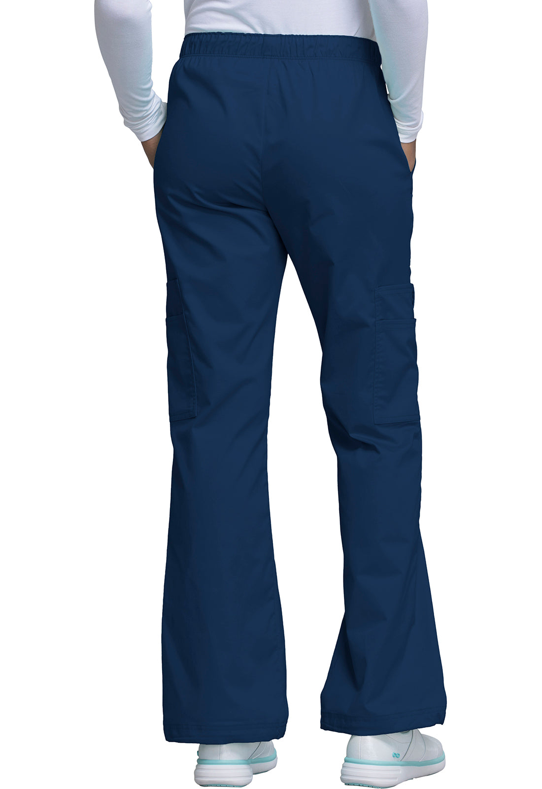 Women's Mid Rise Pull-On Cargo Pant - Navy