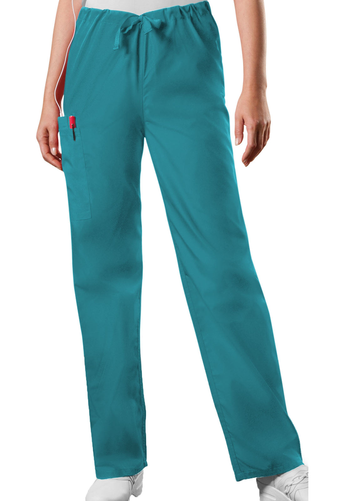Unisex Unisex Drawstring Cargo Pant - Teal Blue
