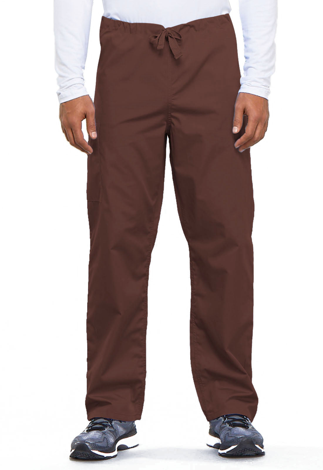 Unisex Unisex Drawstring Cargo Pant - Chocolate