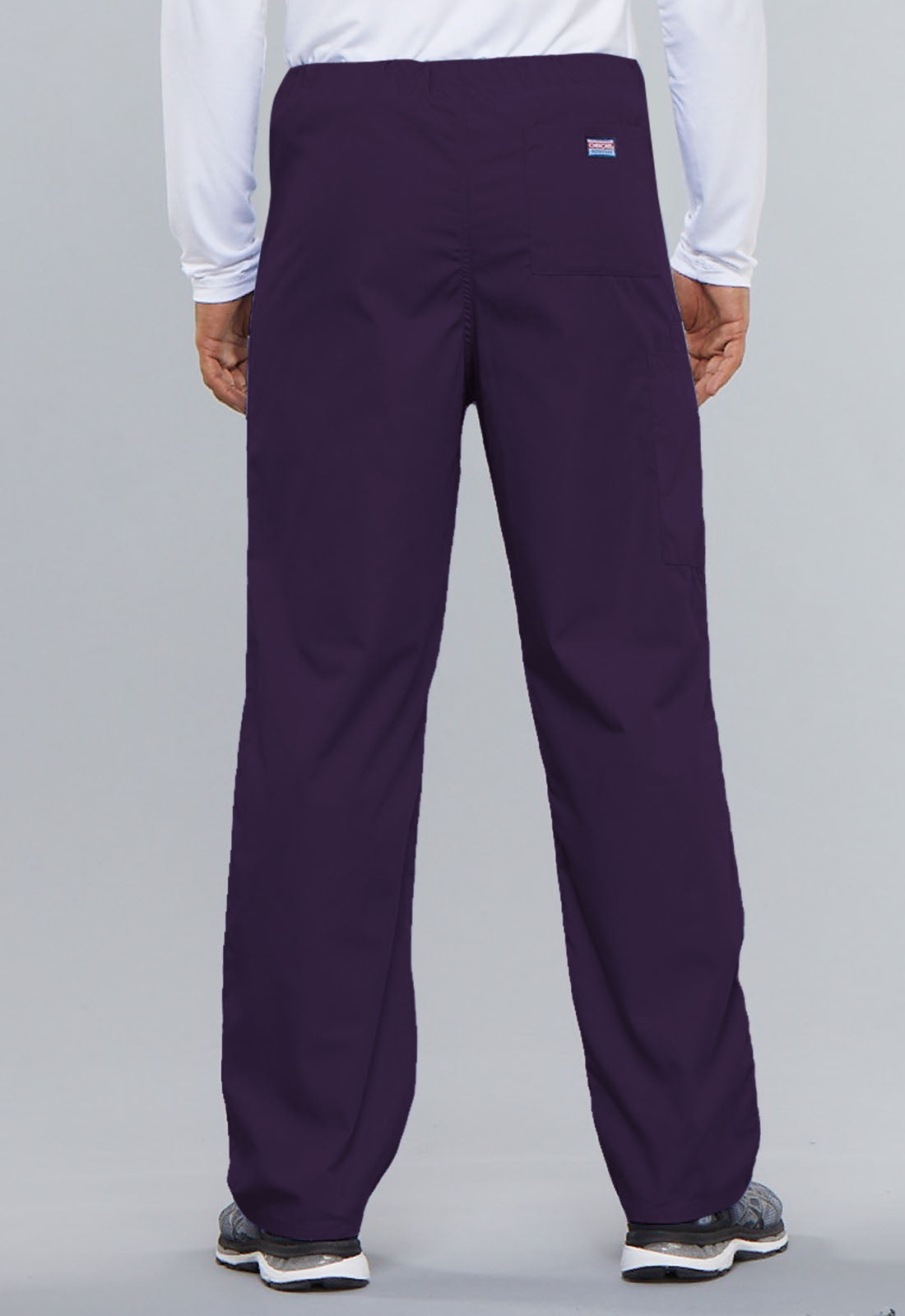Unisex Unisex Drawstring Cargo Pant - Eggplant