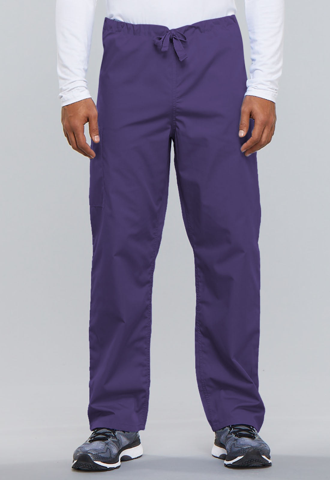 Unisex Unisex Drawstring Cargo Pant - Grape