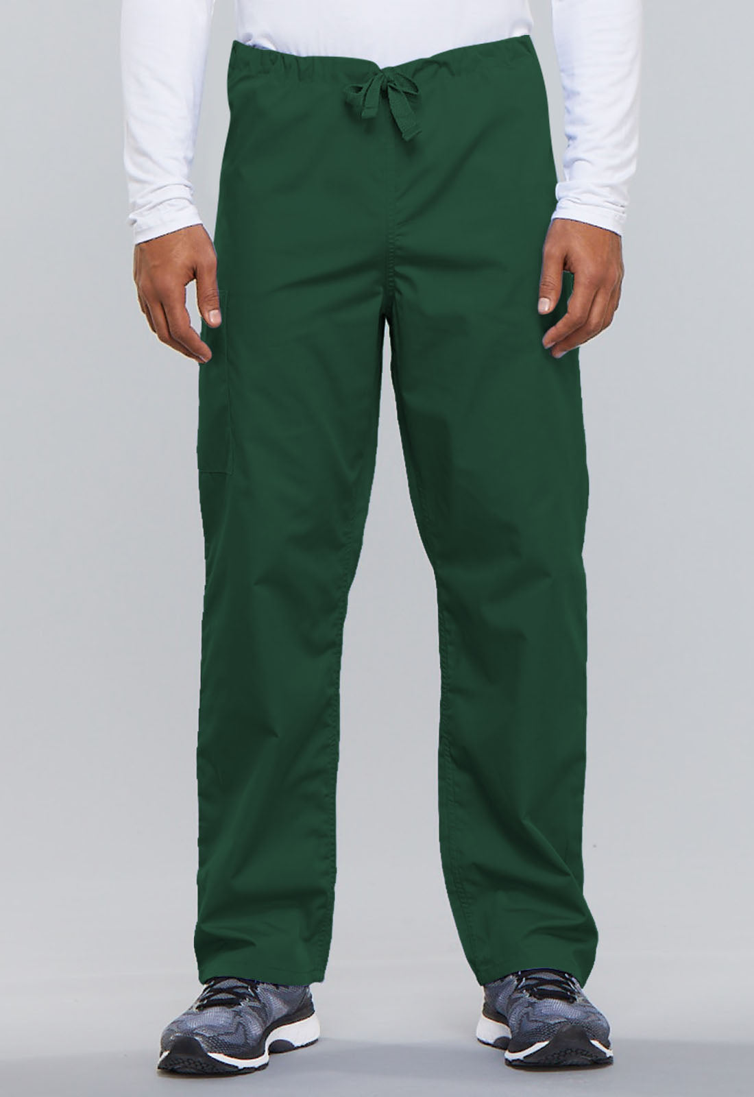 Unisex Unisex Drawstring Cargo Pant - Hunter Green