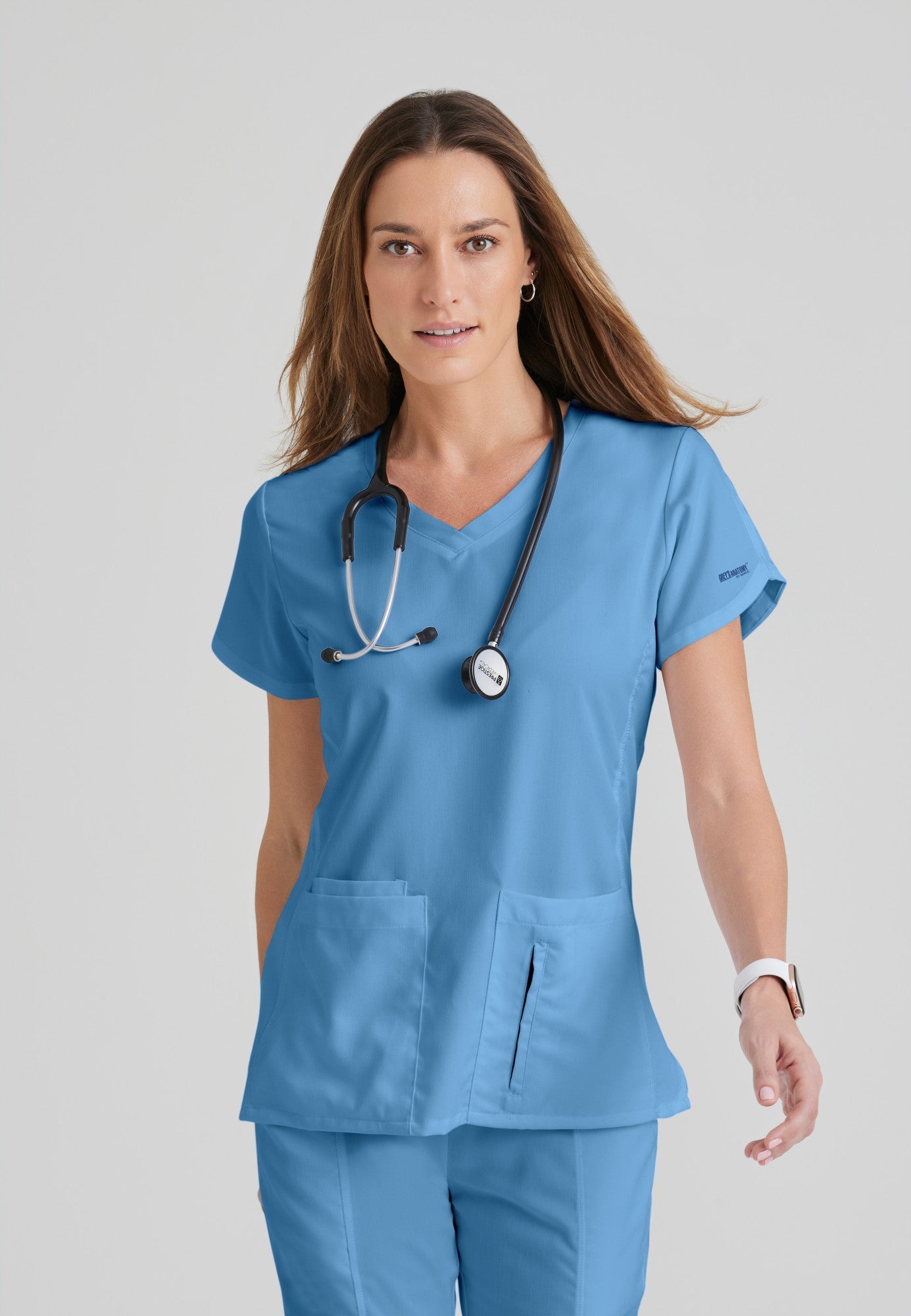 Cora Top - Ciel Blue - Grey's Anatomy Scrubs