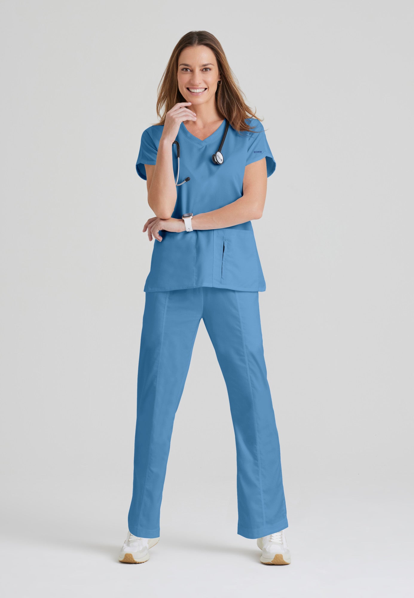 Cora Top - Ciel Blue - Grey's Anatomy Scrubs