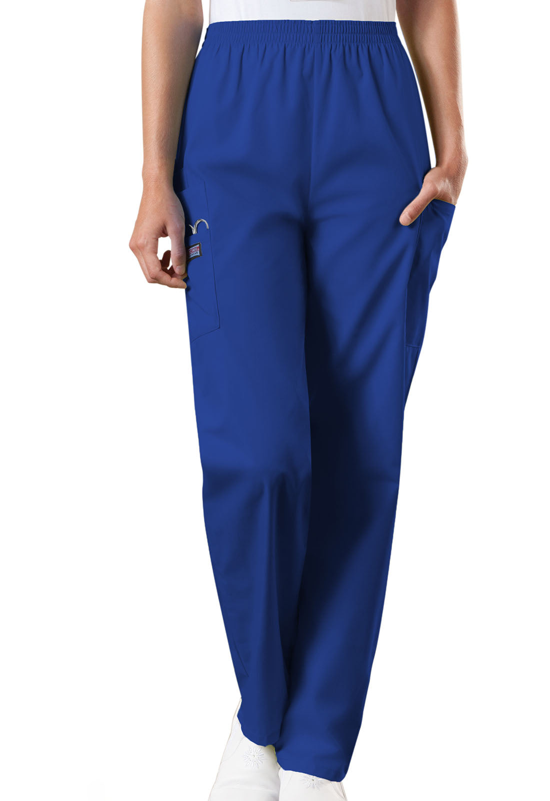 Women's Natural Rise Tapered Pull-On Cargo Pant - Galaxy Blue