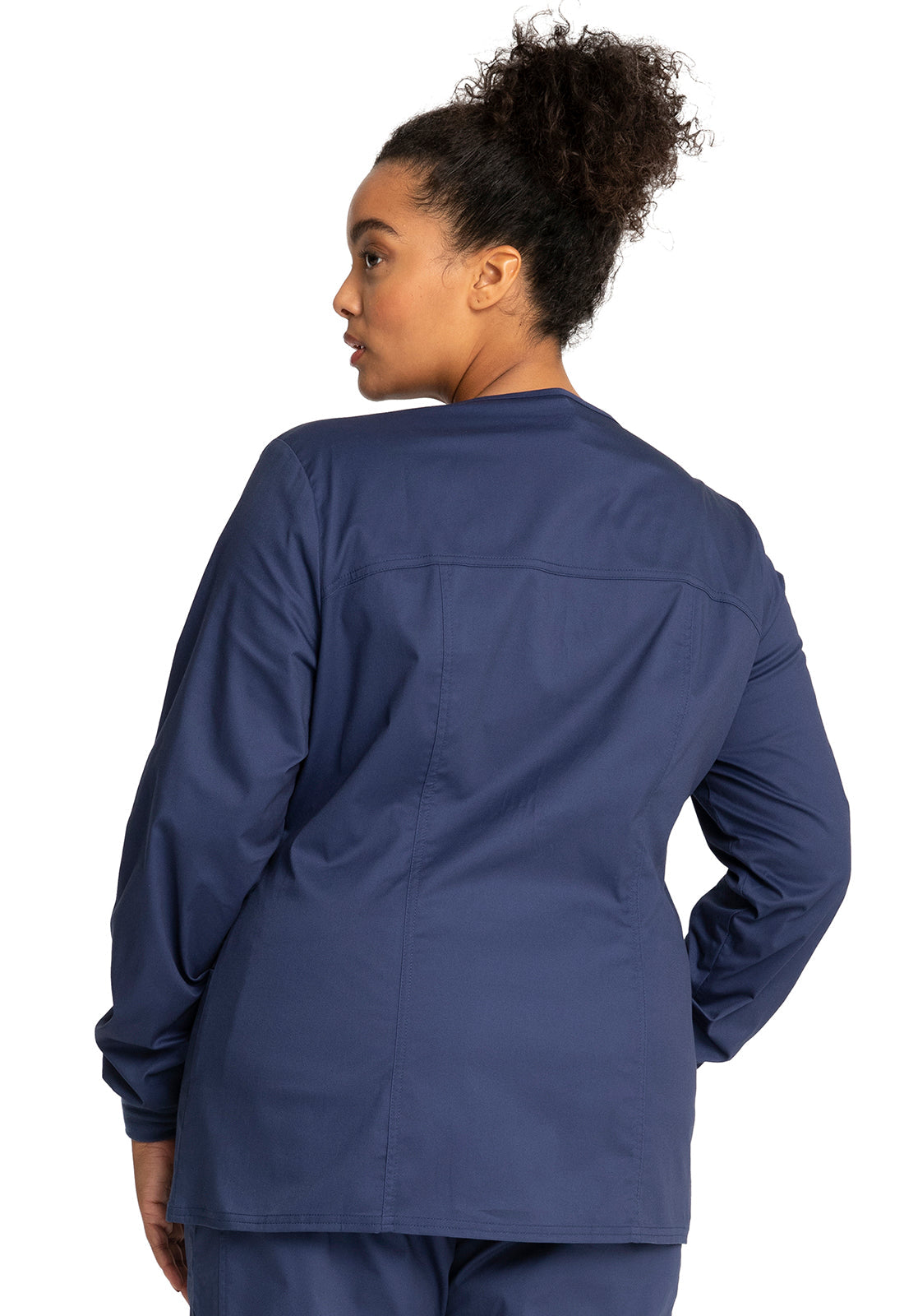 Women's Zip Front Jacket - Navy