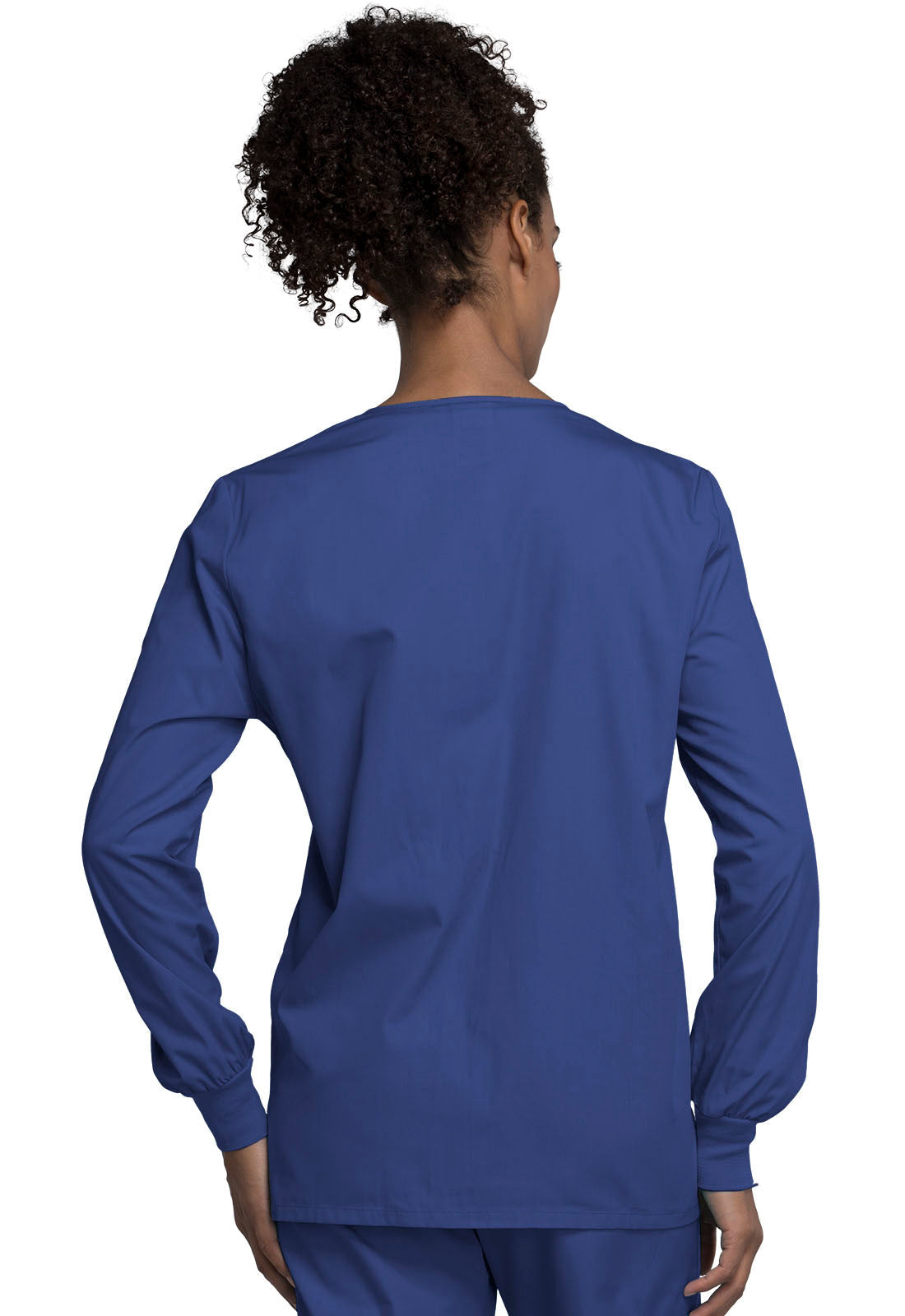 Women's Snap Front Warm-Up Jacket - Galaxy Blue