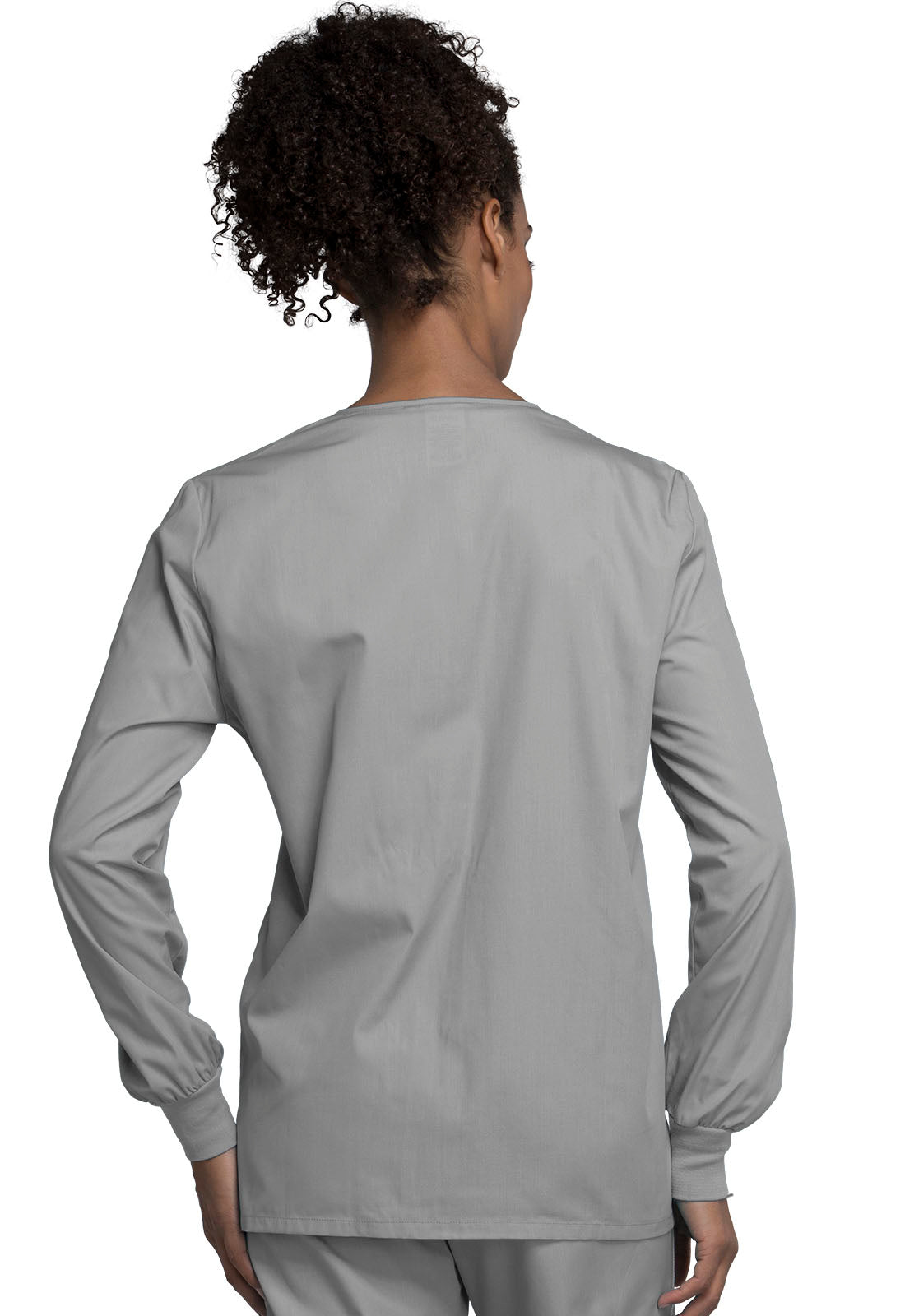 Women's Snap Front Warm-Up Jacket - Grey