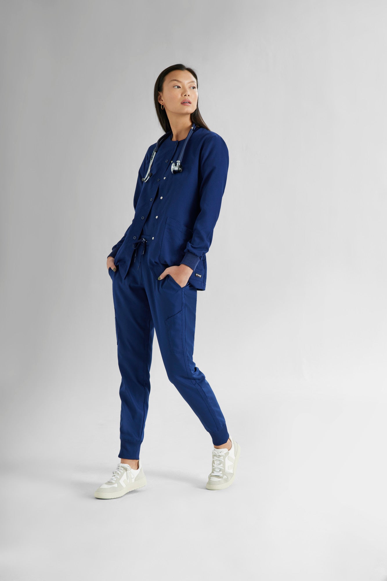 Jamie Warm-Up - Black - Jen's Scrubs