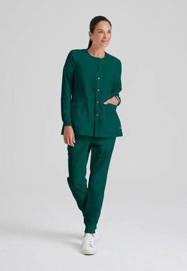 Jamie Warm-Up - Hunter Green - Jen's Scrubs