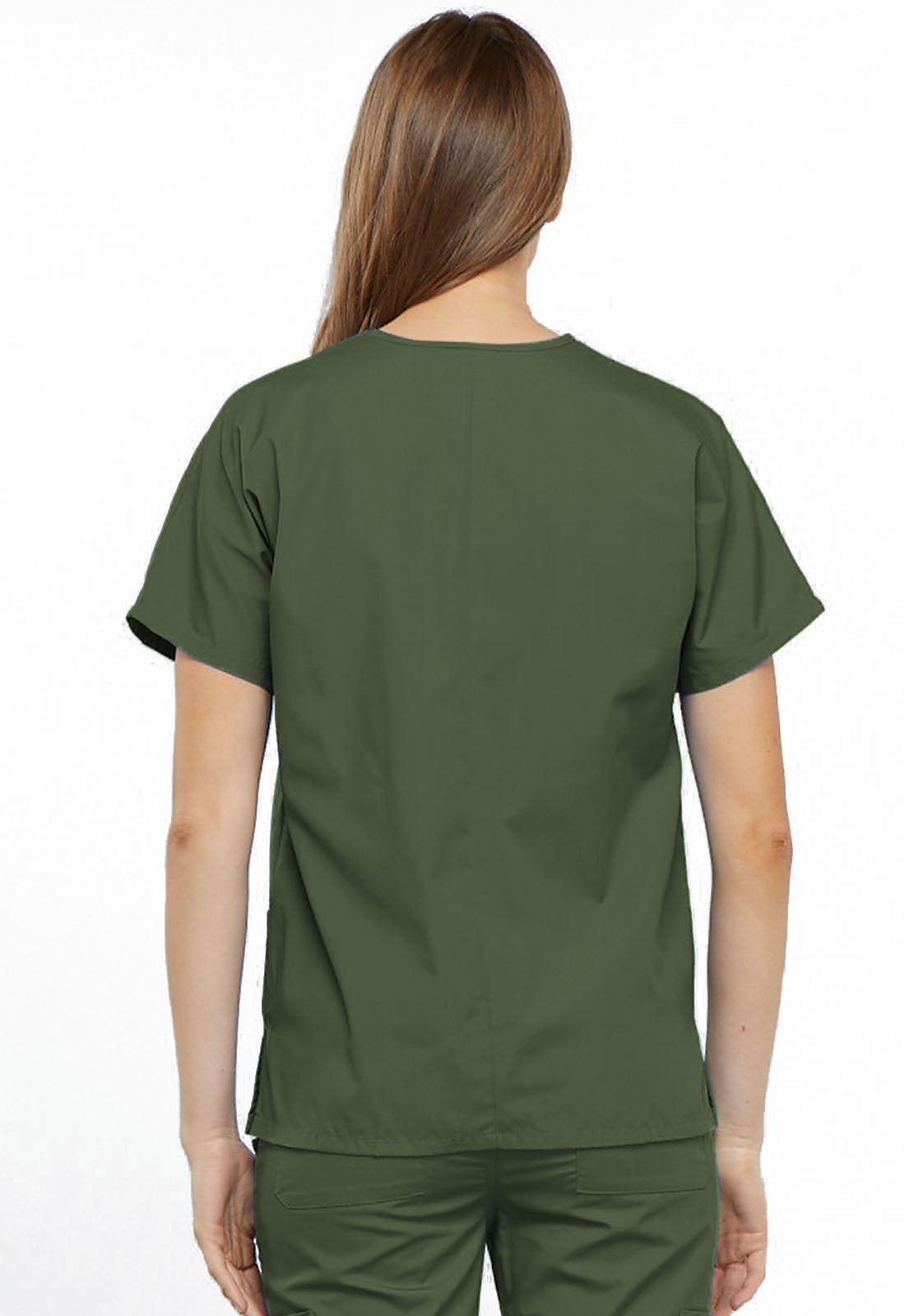Women's V-Neck Top - Olive