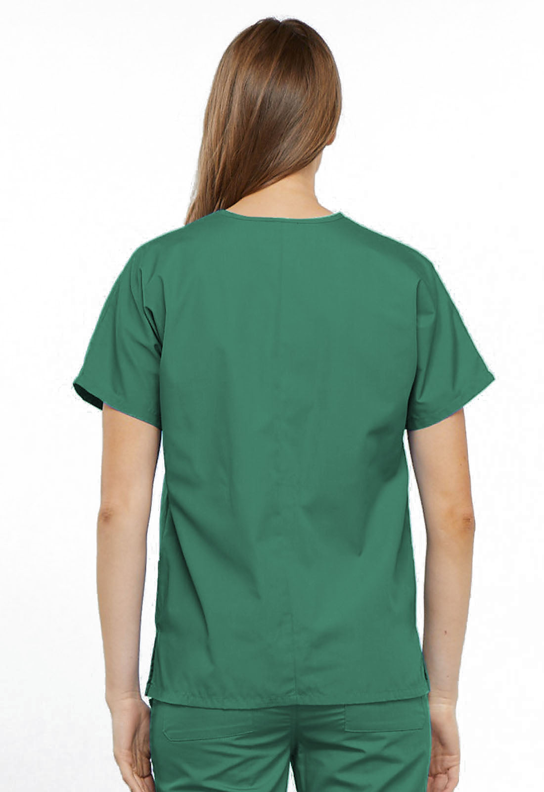 Women's V-Neck Top - Surgical Green