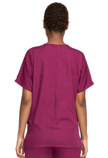 Women's V-Neck Top - Wine