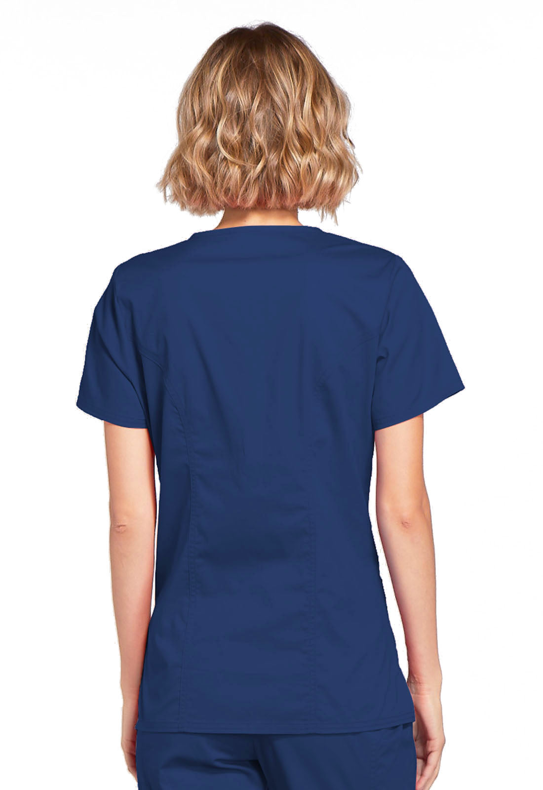 Women's Mock Wrap Top - Navy