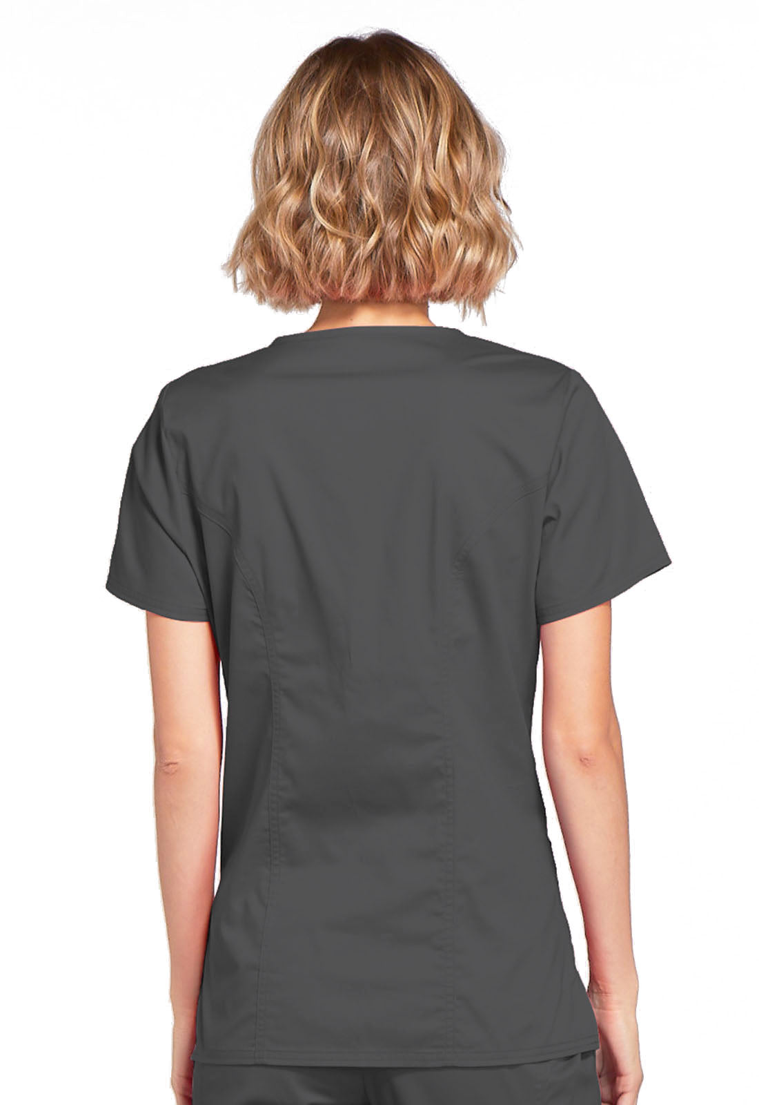 Women's Mock Wrap Top - Pewter