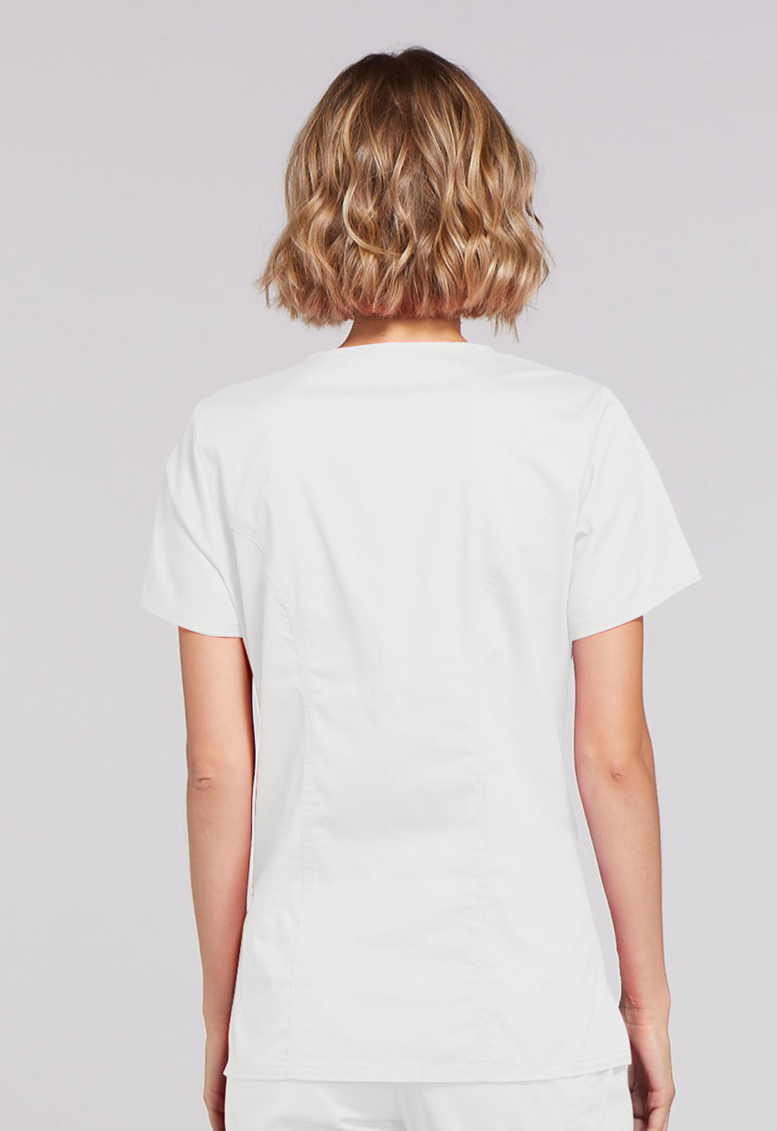 Women's Mock Wrap Top - White