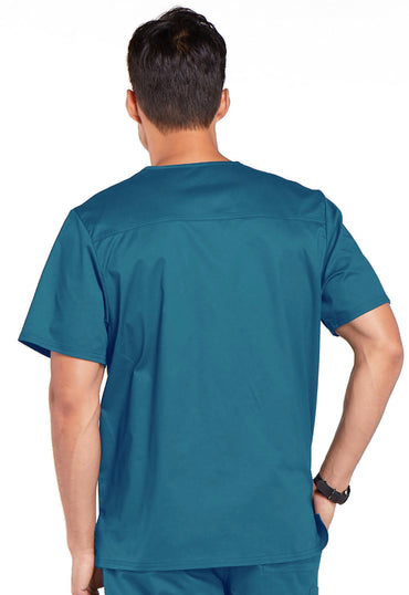 Men's Men's Tuckable V-Neck Top - Caribbean Blue